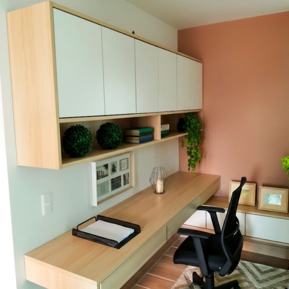 escritorio gabinetes para estudio en casa, vekoconcept